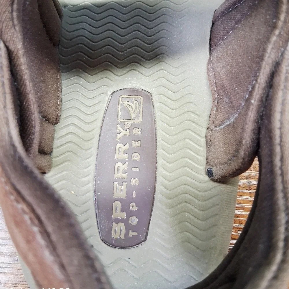 Sperry‎ Top-Sider Mens Baitfish Tan Leather Adjustable Sport Sandals Size 9M